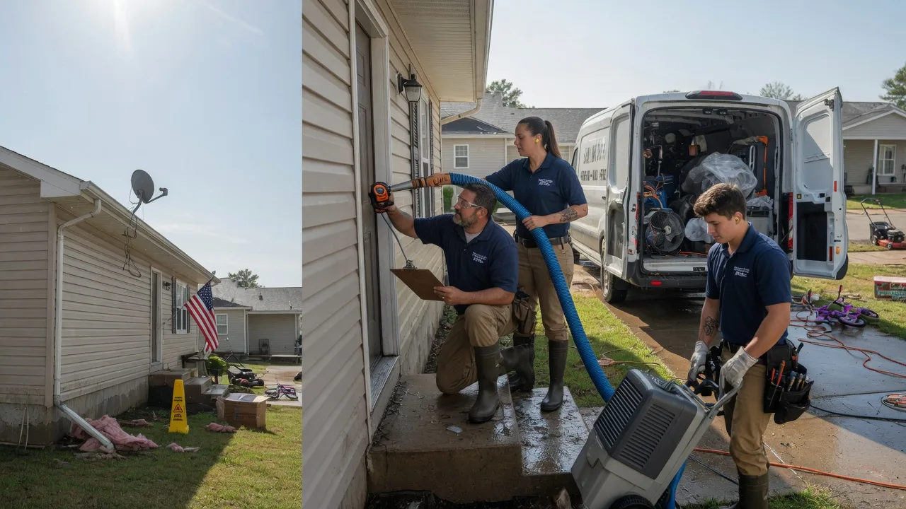 Ceiling Water Damage Restoration in Potwin, KS near me
